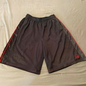 And1 perforated basketball shorts sz medium